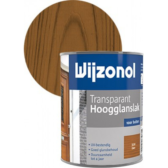 Wijzonol Hoogglanslak Transparant 750 Ml Eiken 3110